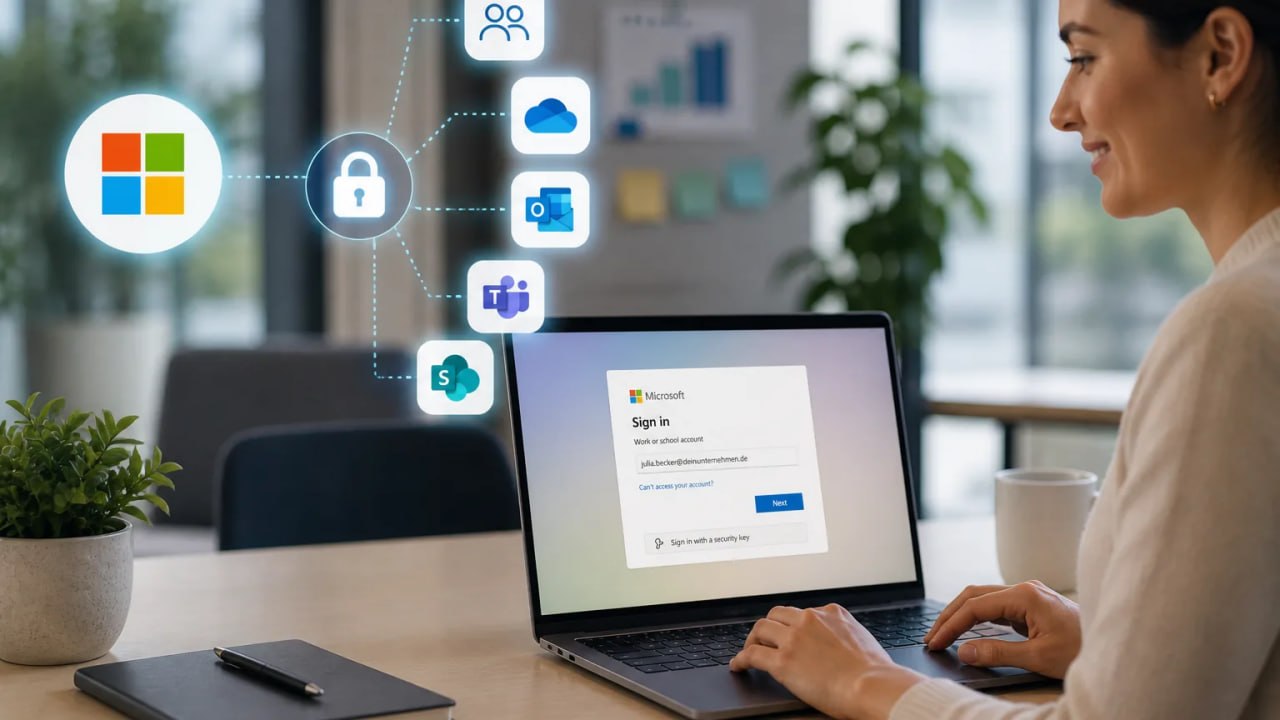 Workspace mit Microsoft-Login auf juunit-Tenant